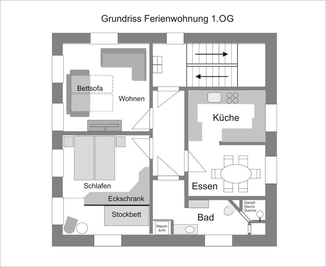 Ferienwohnungen Im Fuerstenland กอสเซา ภายนอก รูปภาพ